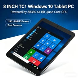 8 inch T10 Windows 10 Tablet PC 8GB DDR RAM 128GB ROM 1280*768 IPS Screen TC1 Z8350 CPU WIFI Battery 4500mAh