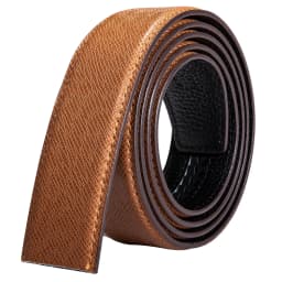 3.5cm Men's Belt without Buckle High Quality Cowskin Genuine Leather Belt no Buckle Automatic Leather Replacement Belt for Mens
