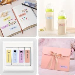 150pcs Waterproof Blank Self Adhesive Assorted Stickers Removable 12x40mm Label Stickers Name Tag Bottle File Document