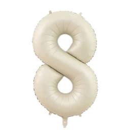 32/40inch Cream Number Balloons 1-9 Digital Foil Balloon For 1st Girl Kids Adult 18 30 Birthday Party Decoration Air Helium Ball