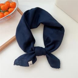 68*68cm Solid Color Cotton Square Scarf Women Girls Headband Accessories Hairscarf Hairscarf Bandanas