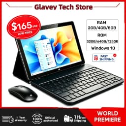 10.1 INCH 8GB DDR RAM 128GB ROM AR10 Windows 10 Tablet PC Z8300 CPU 1280*800 IPS Screen 64-Bit Dual Camera