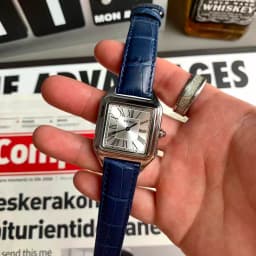 Luxury Watch for Men Square Rectangle Reloj Sliver Orologio Black Leather Strap Stainless Steel Quartz Wristwatch Male Man Clock