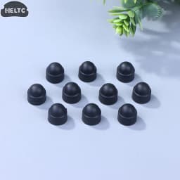 10Pcs/PACK Black M4 M5 M6 M8 M10 M12 Bolt Nut Dome Protection Caps Covers Exposed Hexagon Plastic Screw Protection Covers