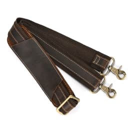 Vintage Leather Strap For Shoulder Bag Adjustable Long Strap For Messenger Bags Men's Bag Strap