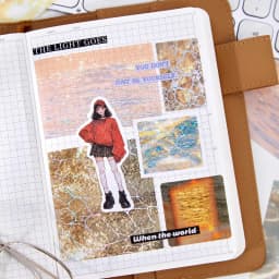 20pcs Flowing Light Wave Shadow Series Wave Theme PET Stickers Creative Handbook DIY Scrapbook Material Stationery Stickers