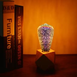 3D LED Light Bulb E27 4W Vintage Star Design 85V-265V Christmas Party Night Decor Ambient Lamp Ampoule for Lighting