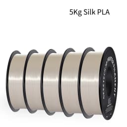 GEEETECH 5Kg 3D Silk PLA Filament 1.75mm Spool Wire For 3D Printer Material Silk Smooth Finish, Good Color Reproduction
