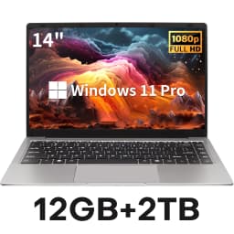 Xiaman Ultra Slim Windows 11 Laptop Computer 14.1" 12GB RAM 1TB 2TB SSD Intel A3950 Notebook 1920*1080 Office Study Computer PC