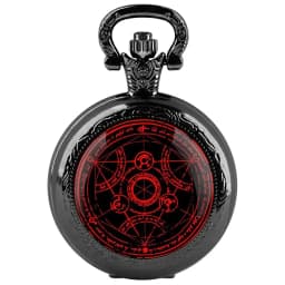 Hot Creative Archangel Amulet Chain Pocket Watch Arabic Numerals Pendant Clock Personalized Gifts Souvenir Gifts for Men Women