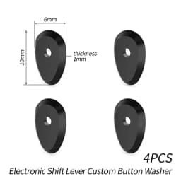 4pcs 3D Printed Bike Shift Lever Washer Universal Custom Di2 Button Washer DIY for Shimano UT8170 / DA9270