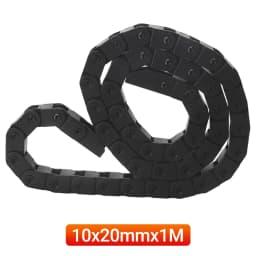Nylon Towline Cable Drag Chain Wire Protect Carrier CNC R28 10*20MM 1M
