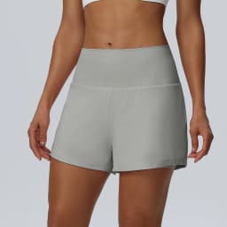 Women's Summer Loose Running Shorts 2-in-1Quick Dry Athletic Yoga Gym Shorts with Pockets Yoga Fitness Sports Shorts