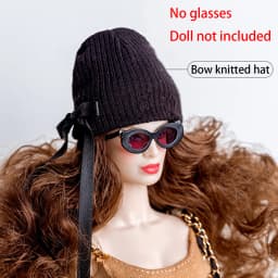 30cm FR Supermodel Clothes Accessories Winter Retro Jacket/Luxury Fur Fashion Classic Trench Coat Set For 1/6 Babi Doll Xianxian