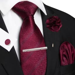 Brown Yellow Plaid Ties For Men Luxury 8cm Silk Tie Pin Pocket Square Cufflinks Tie Clip Set Business Party Wedding Accessories