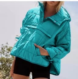 Women's Casual Fashion Solid Color Before Short After Long Cotton Jacket, Loose Long-sleeved Hooded Top, Women Autumn and Winter