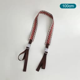 Embroidery Nylon Adjustable Shoulder Bag Strap Pull Button Colorful Sport Style Bag Extension Straps Unisex Bag Accessories