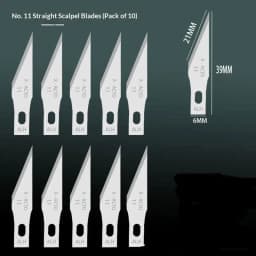 Glue Removal And Scraping Blades, Flat-edged Scalpel, 5, 11, 17# BSD Engraving Knife, Repair And Film Application Hand Knife