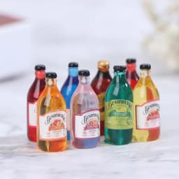 1 Set 1/12 Miniature Wine Bottles Dollhouse Kitchen Accessories - Mini Dolls House Living Room Accessories Beer Drink Bottles
