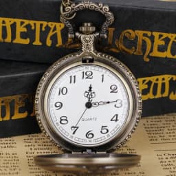 Hot Bronze Vintage Eagle Quartz Pocket Watch Simulated Pendant Necklace Fob Chain Is The Best Gift For Women And Men