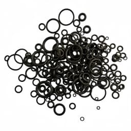 225pcs O-Ring Kit: Durable Rubber Seals for Automotive & Machinery, Ideal for Plumbing - Oil & Water Resistant, Assorted Sizes