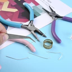 Jewelry Making Tool Kit Pliers Tweezers Jump Ring Opener for DIY Bracelet Necklace Keychains Handcraft Repair Craft Supplies