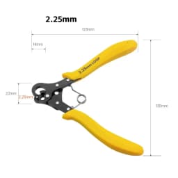 Wire Rolling Pliers 1.5/2.25/3.0mm For Wire Winding Bending Repair Jewelry Making Tool Round Nose Pliers For Wire Ring Wrapping