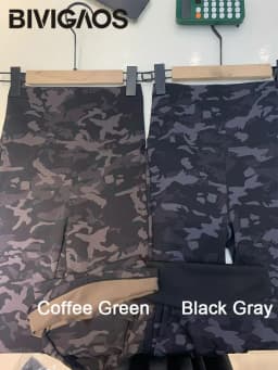 BIVIGAOS 2026 Spring New Camouflage Micro Flared Leggings Women High Waist Slim Fit Fashion Camo Sport Yoga Elastic Flared Pants