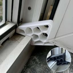 Heavy Duty Door Stopper Non-Slip Balcony Window Door Wedge Easy Install for Home Office Bathroom Kitchen