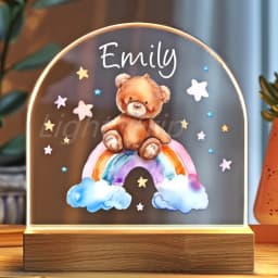 Personalized Night Light Customized Christmas Gift Gift for Birthday Girl Daughter Boy Him Baby Shower Dad Mom Her Boyfriend