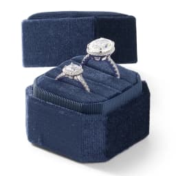 Oirlv Wedding Flanner Ring Box Engagement Triple Slot Square Ring Box Modern Wedding Marry Gifts Muti Color 1/2/3 Slots Ring Box