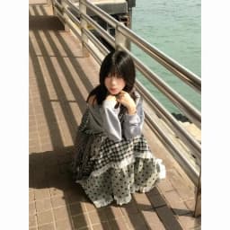 Plaid Wave Point Skirts Women Lace Patchwork Ruffles A-line Skirt for Women Harajuku All-match Falda Elegant Retro Sexy Mujer