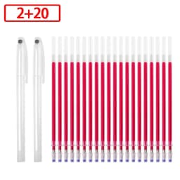 4-40Pcs High Temperature Disappearing Fabric Marker Pen Erasable Refill Pens For Patchwork Fabric PU Leather Mark Sewing Tools