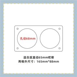 Acrylic Display Stand Holder Storage Box Barbecue Logo Display Rack Five Grids Dustproof Transparent Grain Tray Cartoon Acces...