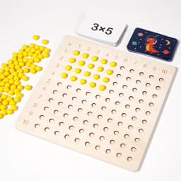 Montessori 99 Multiplication Board Maths Teaching Aid Multiplication and Division Board Early Education Children's Puzzle Toys