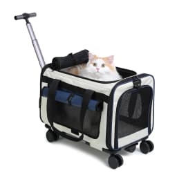 Pet Trolley Cat Bag Extra Large Portable Case Detachable Dog Trolley Case Large Foldable Pet Bag Cat Travel Carrier Bag