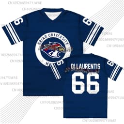Off Campus Briar University Jersey Graham 44 22 DI LAURENTIS 66 Tucker46 T-shirt V-neck Short Sleeve women parent-child T-Shirt