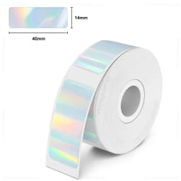 Marklife P15/P12/P11 Label Printer White Label Paper 12*40mm Transparent Label Sticker Waterproof Adhesive Tape for D30 Labeller