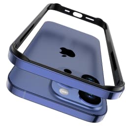 For iPhone 11 12 13 14 15 Plus 16 17 18 Pro Max Bumper Case Hybird Silicone Frame Luxury Light Aluminum Metal For iPhone17 18pro