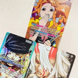 DIY One Piece Nami Roronoa Zoro Imu 3Pcs Foil Texture Cards English Version Collectible Grade Premium Anime Collection Cards