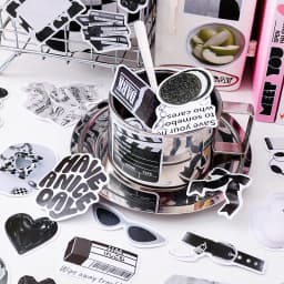 50pcs Korean DIY Scrapbooking Deco Stickers hand made Diary Album notebooks Junk Journaling Supplies Collage Sticker Aesthetics