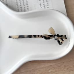 Korea France 3D Bow Spring Clip Versatile Princess Hair Clip One Word Clip
