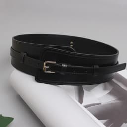 Irregular Wide Corset Strap 2022 Cow Leather Adjustable Women Waist Belt Khaki Coffee Black Real leather Dress Cinture Waistband