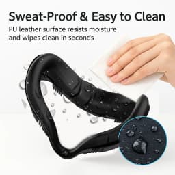 Facial Interface Bracket for Meta/Oculus Quest 2 Replaceable PU Foam Face Pad Cover Frame Sweatproof & Comfortable for Quest 2