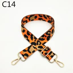 1Pc Deepeel 38mm Women Jacquard Bag Belts Leopard Shoulder Crossbody Straps Adjustable Webbing Strap DIY Bags Accessories