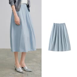 TOYOUTH Women Cloud Cocoon Midi Skirts 2026 Spring-Summer New White Soft Bud Skirts Commuter Casual Skirts