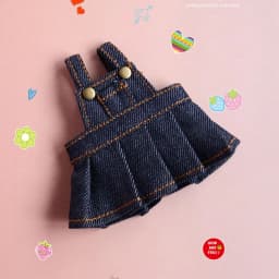 Jeans Doll Skirt Overalls Handmade DIY Bear Doll Overalls Multi-color Clothing Plush Toys For 15cm Cotton Doll Accessories