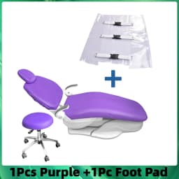 1Pcs Dental Chair Cover Unit PU Leather Elastic Waterproof Protective Case Seat Chair Cover Dental Chair Mat Foot Pad Dentistry
