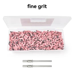 2000Pcs 3MM Sanding Bands for Nail Drill 100/150/240 Grit Nail Sanding Band Bulk for Salons Manicure