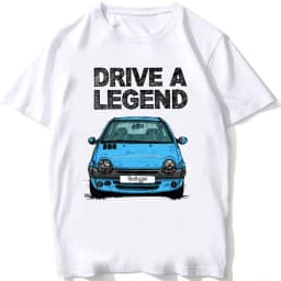 2026 New Drive A Legend Twingo Late Halogen Model Sport Car T-Shirt Boy White Tees Man's Clothing Summer Casual T Shirt